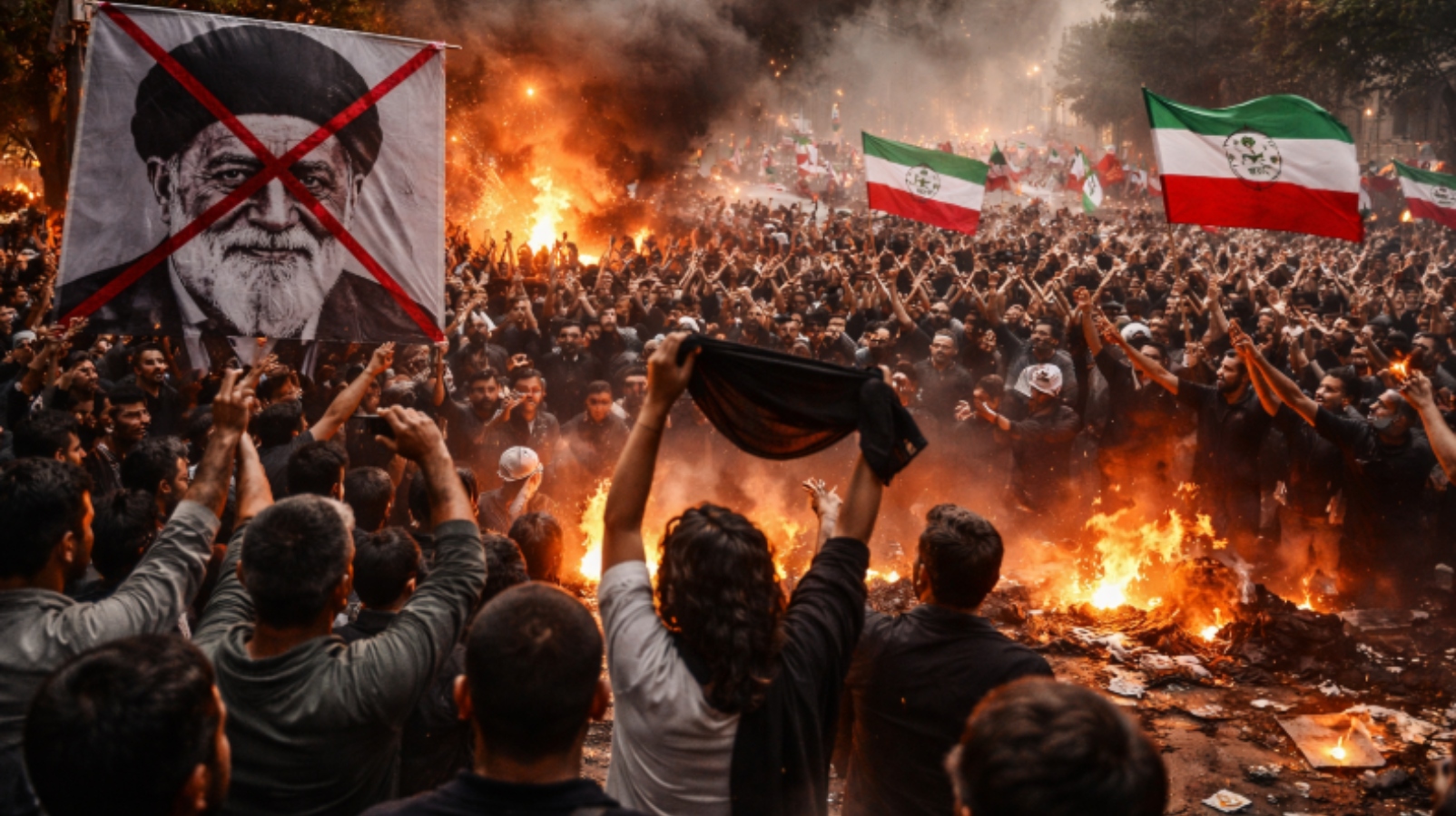 بالفيديو: "الموت لخامنئي"مظاهرات تهز المدن &#